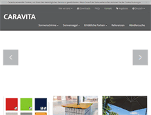 Tablet Screenshot of caravita.de